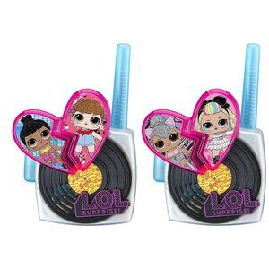 LOL Surprise Remix OMG Walkie Talkies for Kids, 2 Way Handheld Radios, Long Rang